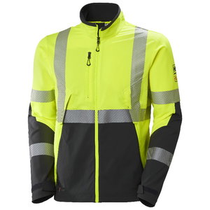 Hi-vis jaka Icu Brz stretch, CL2, dzeltena/melna, S