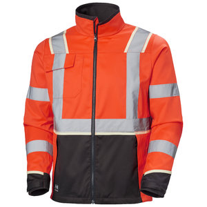 Product image of: Hi-vis jaka Uc-me stretch, CL3, sarkans/melna, 3XL, Helly Hansen Workwear