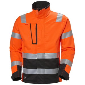 Jakk Alna 2.0 kõrgnähtav CL3 strets, oranz/must L, Helly Hansen WorkWear