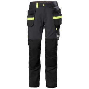 Pant hanging pockets Oxford 4X Cons stretch, dark grey/black C46, Helly Hansen WorkWear