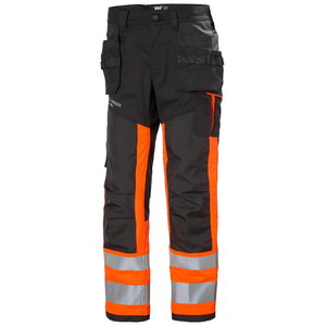 Kelnės ALNA 2.0 CONSTRUCTION PANT CL 1  oranžinė/juoda, HELLYHANSE