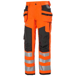 Kelnės ALNA 2.0 CONSTRUCTION PANT CL 2, orange/black C54, Helly Hansen WorkWear
