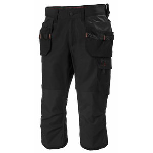 Pants 3/4 Oxford stretch, hanging pockets, black, Helly Hansen WorkWear