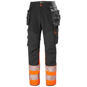 Trousers ICU BRZ CONS hi-viz CL1 stretch, orange/black C44, Helly Hansen Workwear