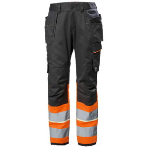 Work pants Uc-me Cons, hi-viz, CL1, orange/black C44, Helly Hansen Workwear