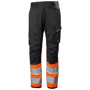Work pants Uc-me Work, hi-viz, CL1, orange/black C44