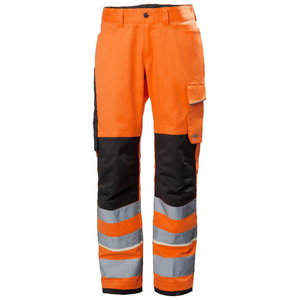 Work pants Uc-me, hi-viz, CL2, orange/black, HELLYHANSE