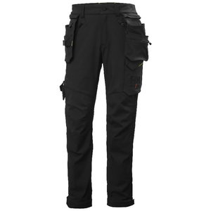 Work pants Magni Evo removable hanging pockets, black C50