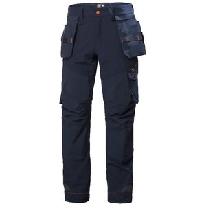 Construction pant hanging pockets Kensington stretch, navy C44, Helly Hansen Workwear