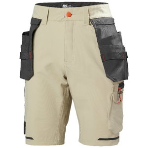 Service shorts with hanging puckets Kesnington, beige/black C64
