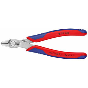 Electronic Super Knips XL INOX 140mm D2,1mm, with spring, Knipex