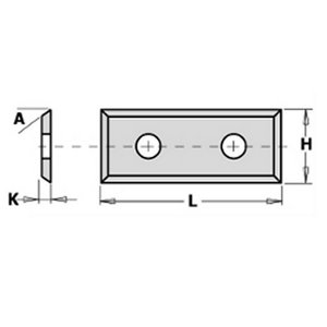 Peilis HWM 49.5X9X1.5 