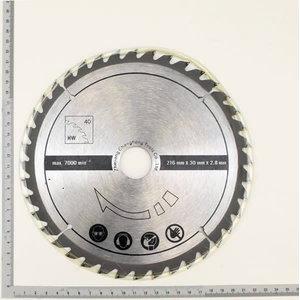 Product image of: Saw blade for wood HM Ø216/30mm Z40, Scheppach