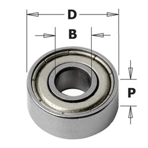 Guolis B=6mm D=19mm P=6mm