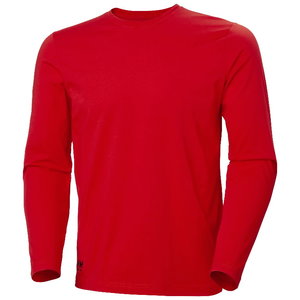 T-shirt HHWW Classic long sleev, red 2XL, Helly Hansen Workwear