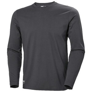 T-shirt HHWW Classic long sleev, dark grey 2XL, Helly Hansen Workwear
