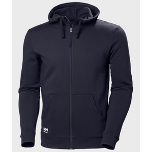 Hoodie W MANCHESTER ZIP, navy, coming in 2023 M, Helly Hansen Workwear
