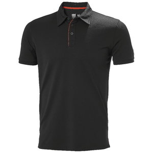 Polo shirt Kensington Tech, black 2XL, Helly Hansen Workwear