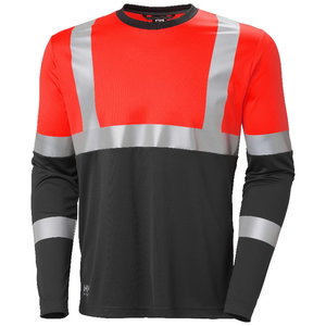 Addvis long sleeve T-shirt CL1, red L, Helly Hansen Workwear