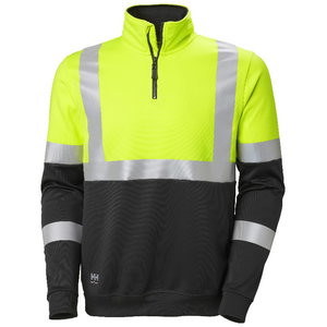 Sweater Addvis, Hi-Vis, CL1, halfzip, yellow, Helly Hansen WorkWear
