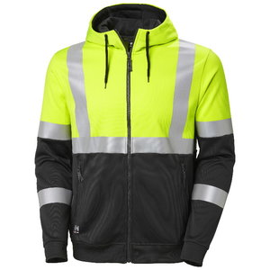 Hoodie Addvis, Hi-vis CL1, yellow 2XL, Helly Hansen Workwear
