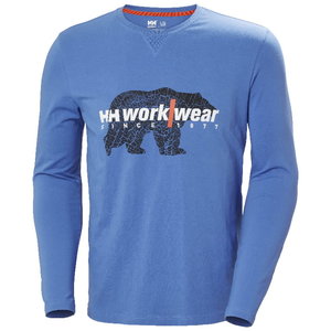 Marškinėliai Graphic ilgomis rankovėmis, blue M, Helly Hansen WorkWear