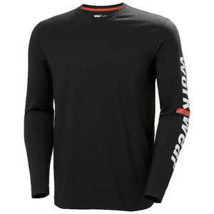 T-paita Graphic, pitkähihainen, musta, Helly Hansen WorkWear
