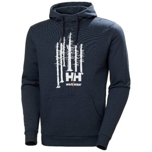 Dressipluus kapuutsiga Graphic, navy sinine, Helly Hansen WorkWear