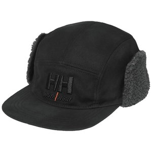 Trapper Cap Oxford, black, HELLYHANSE