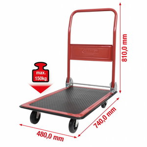 Platvormkäru 74 синяя48 см kuni 150kg, KSTOOLS