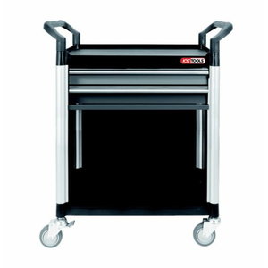 Workshop service trolley with 2 drawers and lining, KS Tools