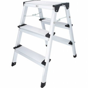 Kāpnes ar platformu, 3 pakāpieni, 600mm, KS Tools
