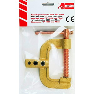 Earth clamp ´C´, max 70mm2 500A, Telwin