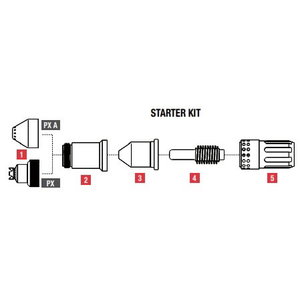 Degiklio dalių komplektas 65A Superior Plasma 70/100/160 