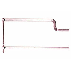 Shaped arm pair with electrodes, L=500mm