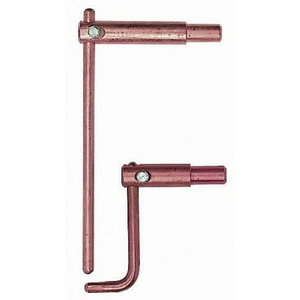 Straight arm pair120mm with electrodes for external profiles 