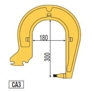 Arm CA3 with electrode, L=300mm