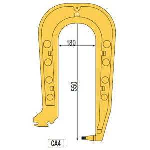 Arm CA4 with electrode, L=550mm