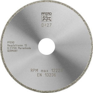 Deimantinis diskas 125x2x22,2mm D427 GAD D1A1R, Pferd