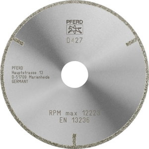 Deimantinis diskas 125x2x1mm D 427 GAG D1A1R, Pferd