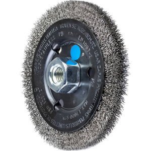 Diskveida drāšu birste RBU Nerūsējošā tērauda 125xM14 0,3mm