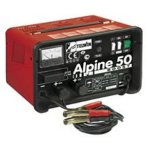 Akulaadija Alpine 50 Boost ampermeetriga 12-24V, Telwin