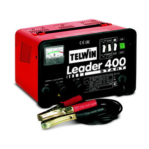 Akulaadija-käivitusabi Leader 400 Start ampermeetriga 12/24V, Telwin