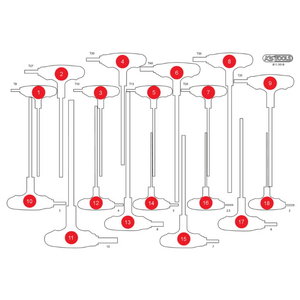 Empty foam insert for 811.1018, KS Tools