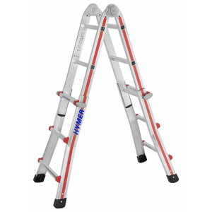 Telescopic ladder 4x4 steps, 1.85–2.92m 8142, Hymer
