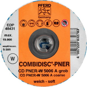 Šķiedras disks, neausts PNER-W A COARSE CD 50x6mm, Pferd