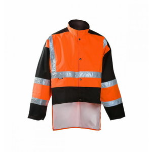 Rain jacket for forest work 859 orange/black L, Dimex