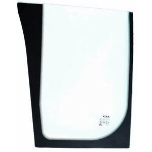 Front glass, lower, left for JCB P21 backhoe 2001 -->