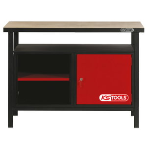 Darba galds ar 1 durvīm 1200x600x840mm KST, KS Tools