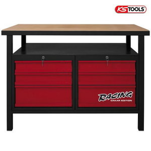 Workbench with 6 drawers 1500mm KST Racing, KS Tools